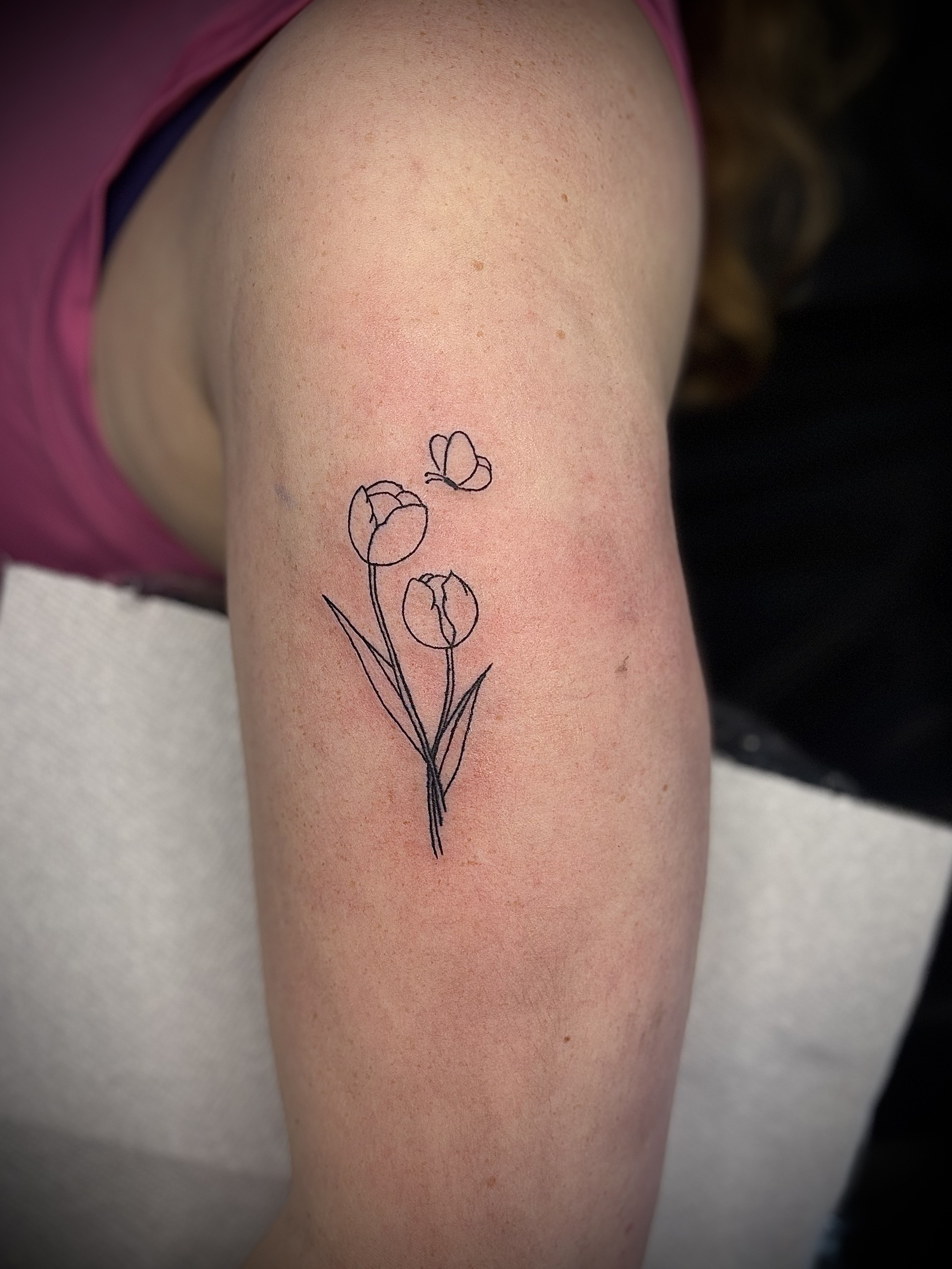 Line work tattoo 6
